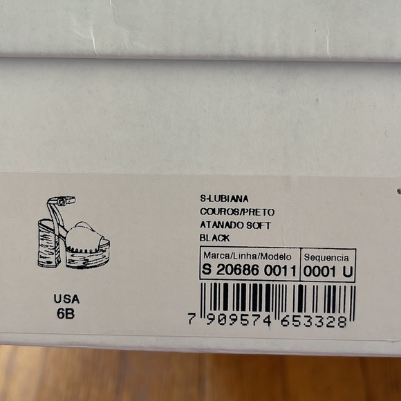 Schutz "Lubiana" Platforms Snake Embossed NEW! - Picture 8 of 8